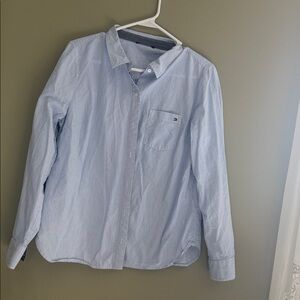 Tommy Hilfiger  Light Blue Button-Down Oxford Shirt